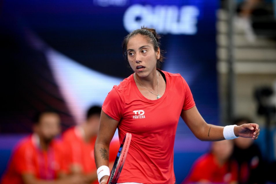 La dura derrota de Daniela Seguel ante Maria Sakkari en la United Cup