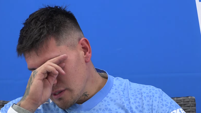 Nicolás Castillo se emocionó hasta las lágrimas en su regreso a la UC