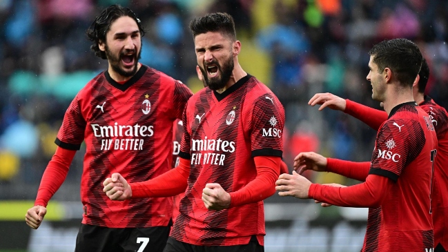 AC Milan se afianzó en puestos de Champions tras batir a Empoli en la Serie A