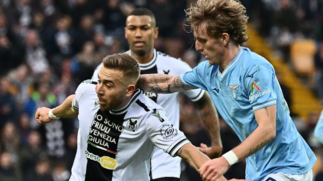 Udinese sufrió derrota en casa a manos de Lazio y sigue cerca de la zona de descenso en Serie A