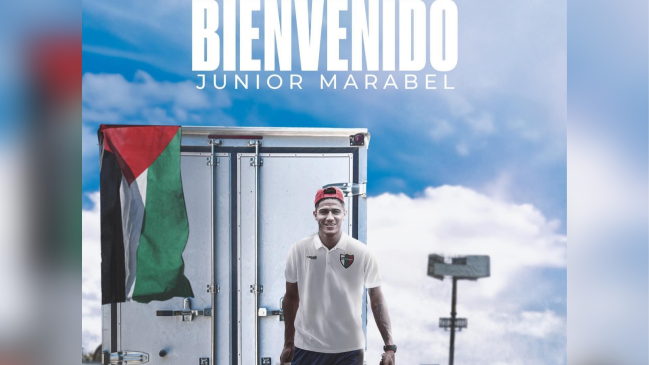 Palestino se reforzó con el delantero Junior Marabel