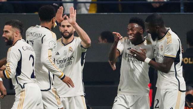 Real Madrid arrasó con Barcelona y conquistó la Supercopa de España