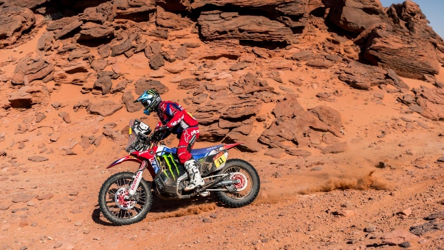 “Nacho” Cornejo se alejó del podio de la general tras la penúltima etapa de motos en el Dakar