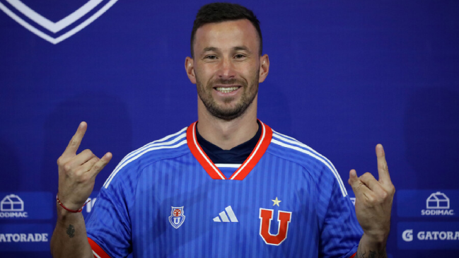 Luciano Pons fue presentado en la U: Este es el paso más grande de mi carrera