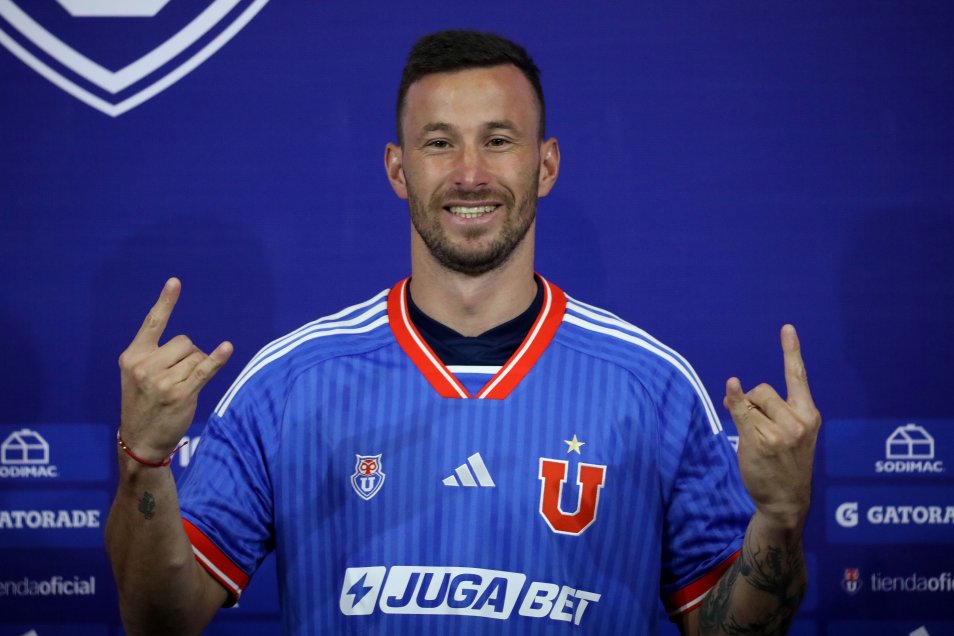 Así fue la presentación de Luciano Pons en Universidad de Chile