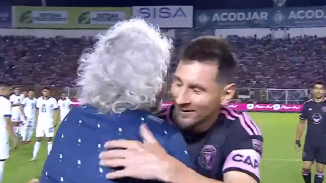 [VIDEO] El afectuoso encuentro entre el “Mágico” González y Lionel Messi