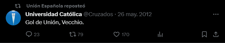 Qué lindo volver a verlos en “La Catedral”: El mensaje de Vecchio a Unión Española