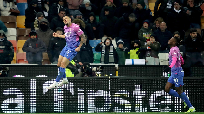 AC Milán logró un agónico triunfo ante Udinese