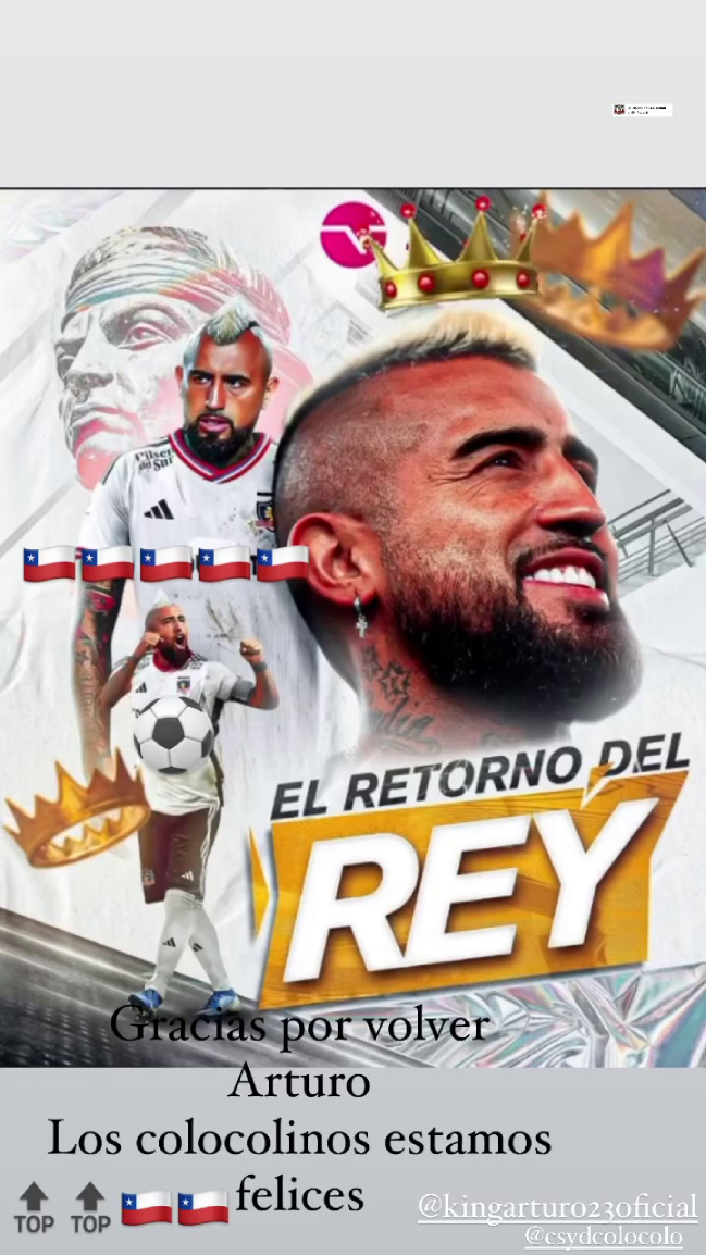 El mensaje de Zamorano a Arturo Vidal por su retorno a Colo Colo