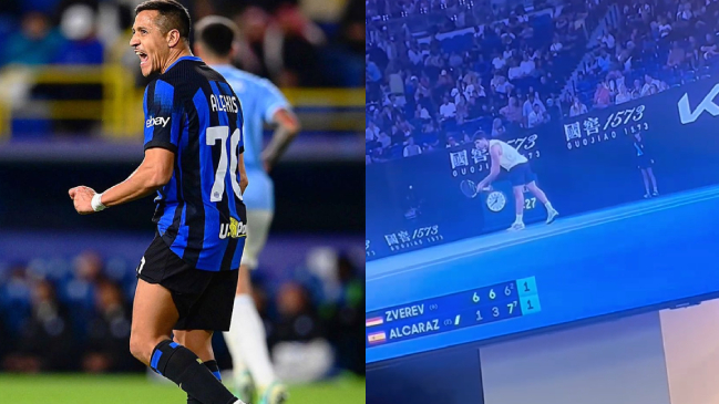 Alexis sigue con atención el partidazo de Alcaraz y Zverev en Australia