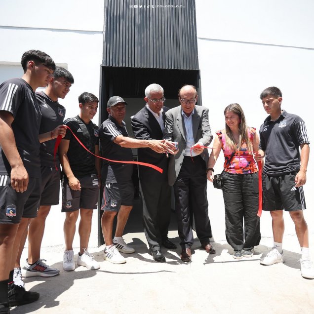 Colo Colo inauguró nuevas instalaciones para el Fútbol Joven