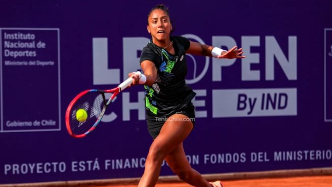 Daniela Seguel se despidió en cuartos de final del W35 de Buenos Aires