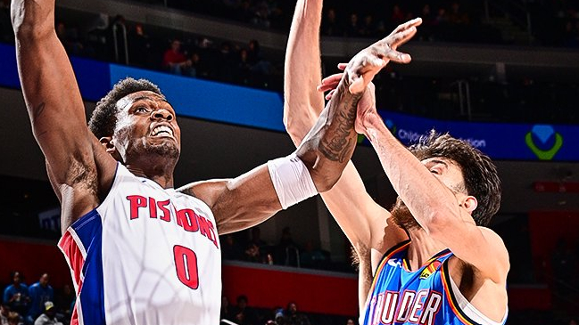 Detroit Pistons sigue en recuperación y dio una “campanada” ante Oklahoma City Thunder