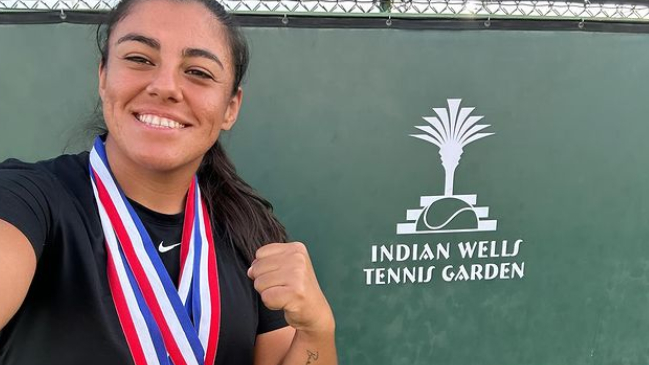 Macarena Cabrillana ganó títulos de singles y dobles en Indian Wells