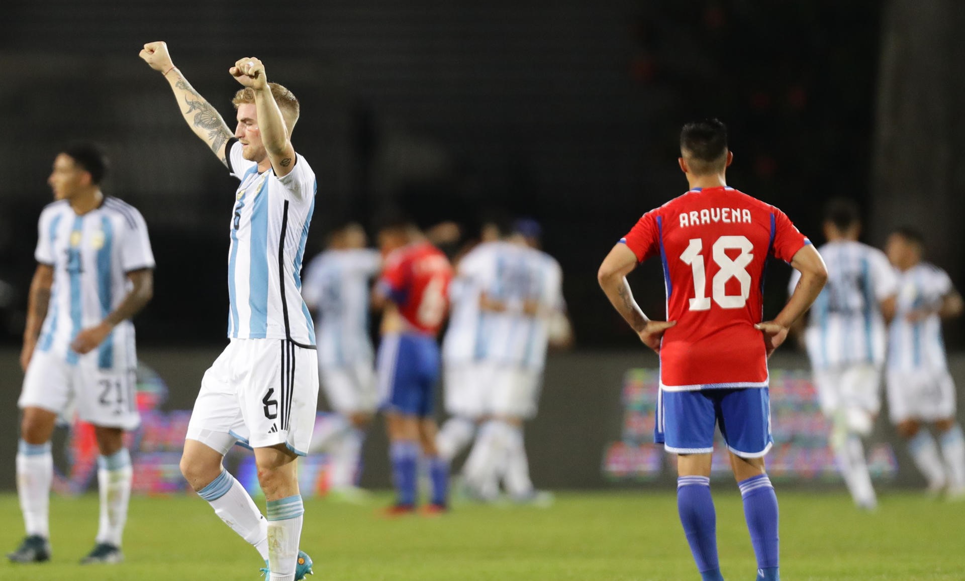 Así quedó la tabla del Grupo B del Preolímpico tras la caída de Chile con Argentina