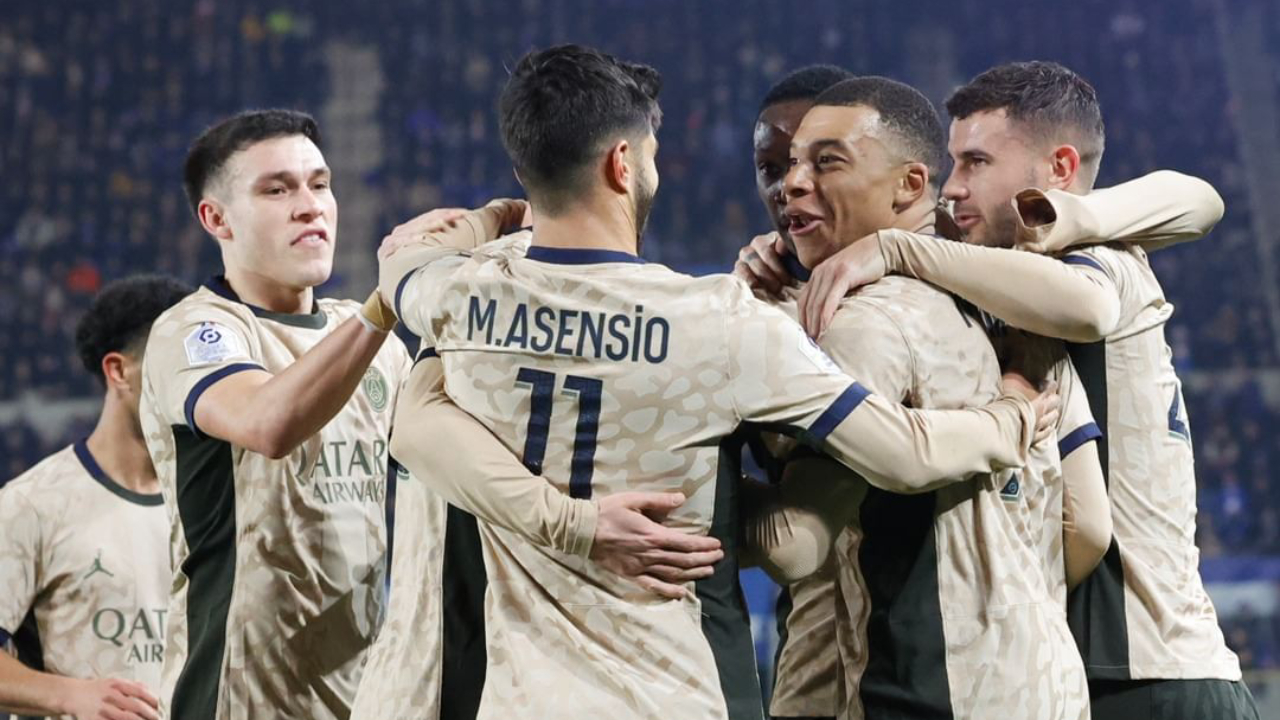 Mbappé y Asensio lideraron triunfo de PSG sobre Racing de Estrasburgo