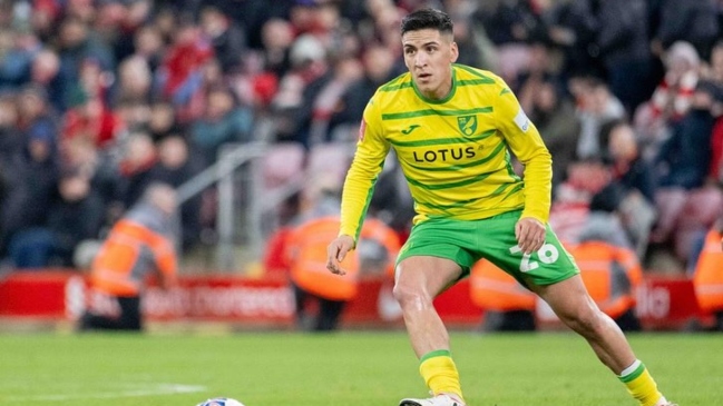 Marcelino Núñez fue titular en remontada de Norwich City en la Championship