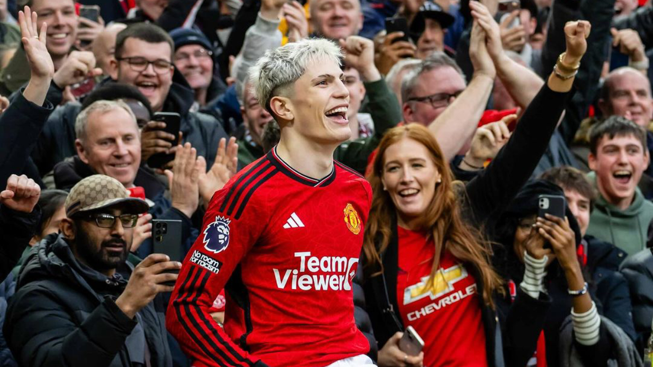 Alejandro Garnacho figuró con doblete en triunfo de Manchester United sobre West Ham