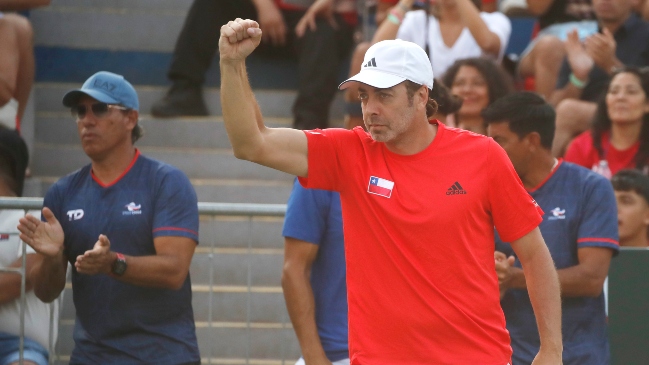 “Modo Copa Davis”: Resaltan gesto de Nicolás Massú en punto definitivo ante Perú