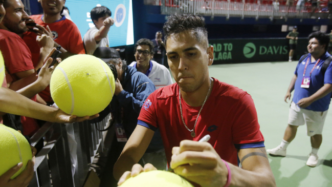 Copa Davis destacó fervorosa reacción del público con un quiebre de Tabilo
