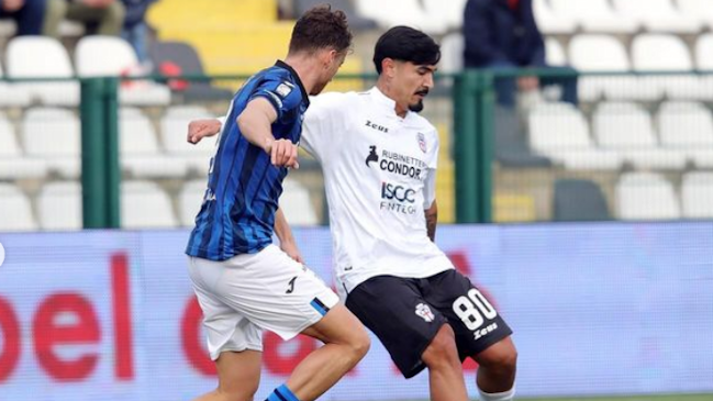 Luis Rojas anotó su primer gol con Pro Vercelli en la Serie C del fútbol italiano