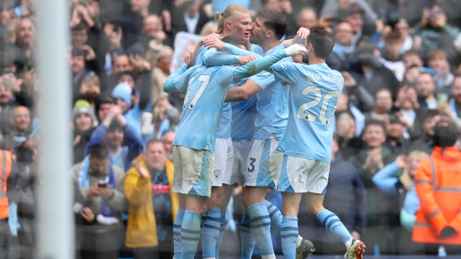 M. City puso presión en la cima de la Premier con victoria sobre Everton al rtimo de Haaland