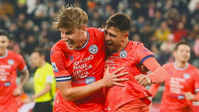 Un gol de Giannetti para Udinese alejó a Juventus del liderato en la Serie A