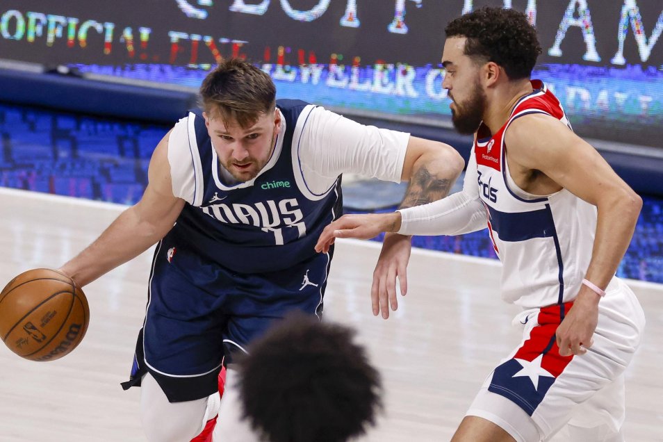 Luka Doncic logró su décimo triple-doble en triunfo de Dallas ante Washington