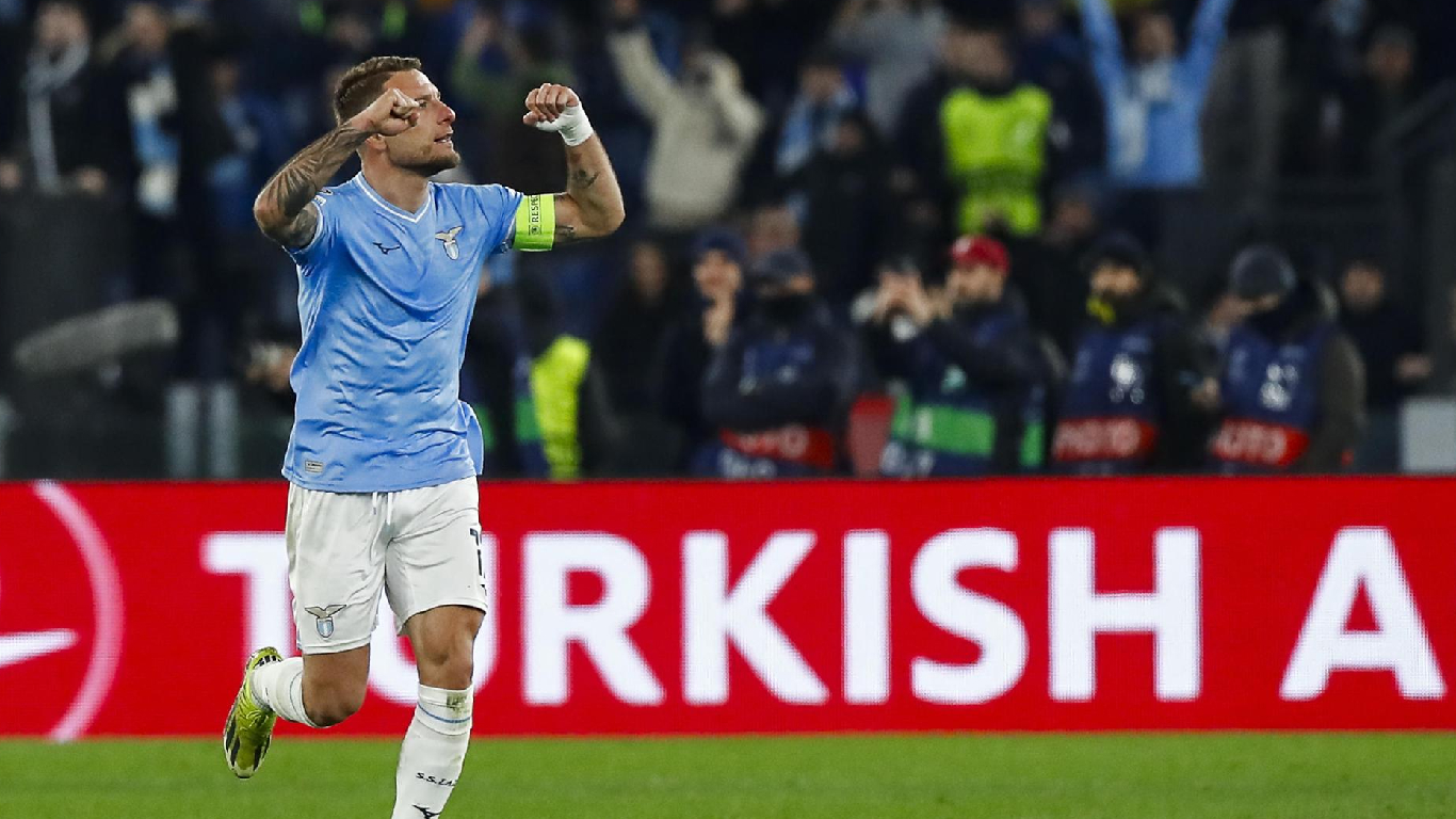 Ciro Immobile lideró el triunfo de Lazio sobre Bayern Munich en el Olímpico de Roma