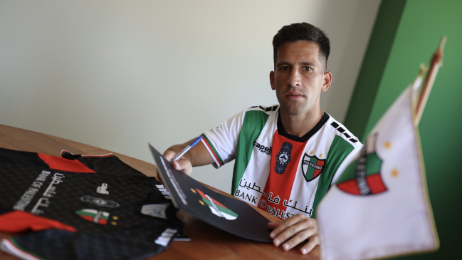 Palestino presentó al argentino Nicolás Linares como su nuevo fichaje