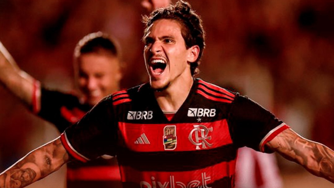 Pedro brilló con triplete para Flamengo ante Bangu en el Campeonato Carioca