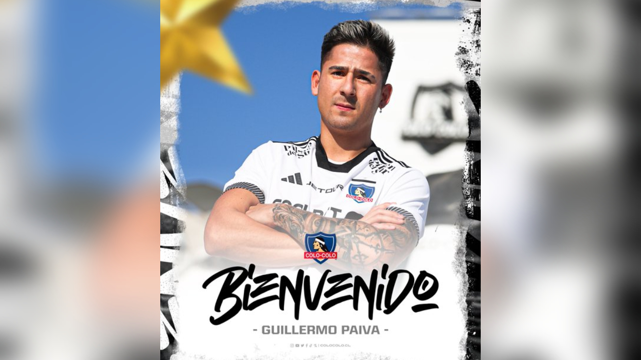 Colo Colo oficializó a Guillermo Paiva como tercer refuerzo para el 2024