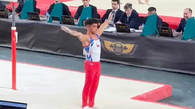 ¡Histórico! Joaquín Álvarez registró una maniobra inédita en el Mundial de Gimnasia