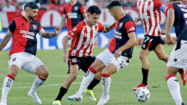 Javier Altamirano fue titular en la victoria de Estudiantes sobre Newell’s