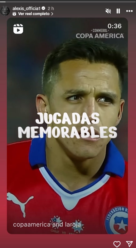 Alexis Sánchez recordó el penal que le dio a Chile su primera Copa América