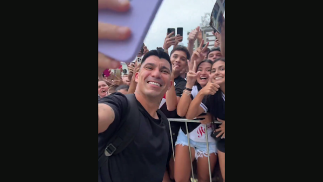 Medel desató la algarabía en hinchas de Vasco da Gama en Santa Catarina