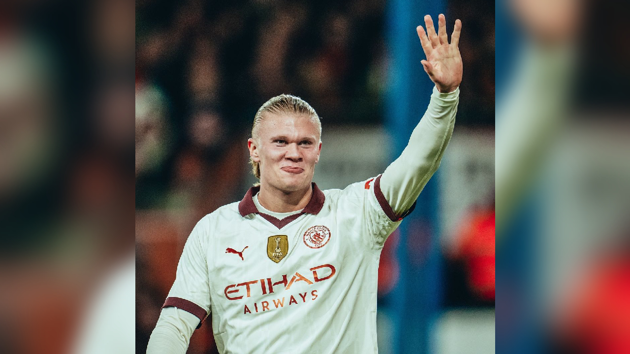 Erling Haaland anotó cinco goles en paliza de Manchester City a Luton en la FA Cup