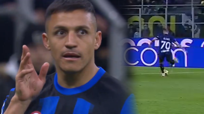 La letal asistencia de Alexis Sánchez tras su ingreso frente a Atalanta