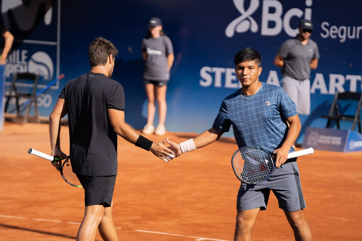 Matías Soto y Orlando Luz dieron el golpe y pasaron a la final del dobles en el Chile Open