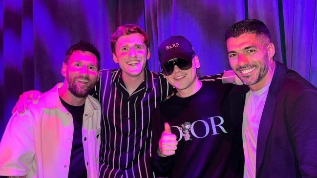 Messi y Suárez compartieron fiesta con Bizarrap: “Hermosa noche con amigos”