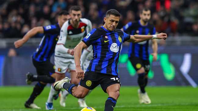 Alexis Sánchez estuvo inspirado en triunfo de Inter de Milán sobre Genoa