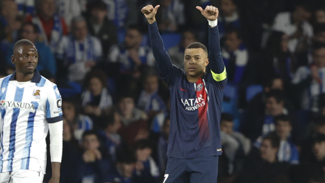 Mbappé comandó el triunfo y clasificación de PSG ante Real Sociedad en la Champions