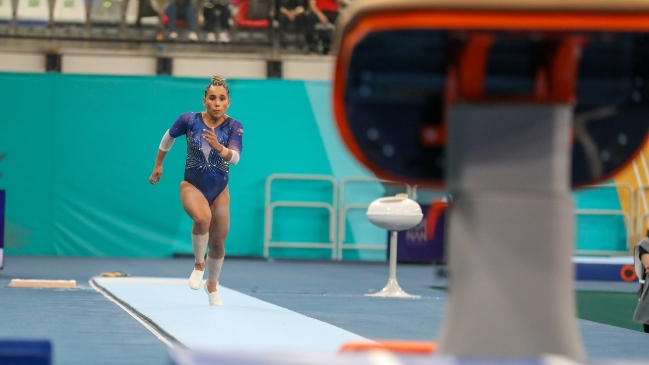 Makarena Pinto accedió a la final de salto en la Copa del Mundo de Gimnasia