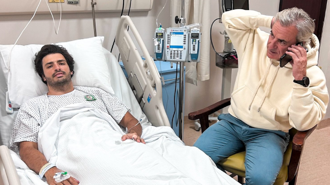 Carlos Sainz fue operado de urgencia y quedó fuera del GP de Arabia Saudita