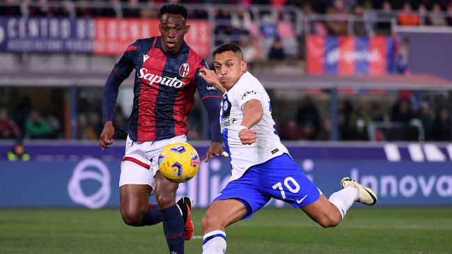 Alexis Sánchez sumó una nueva titularidad en el triunfo de Inter sobre Bologna