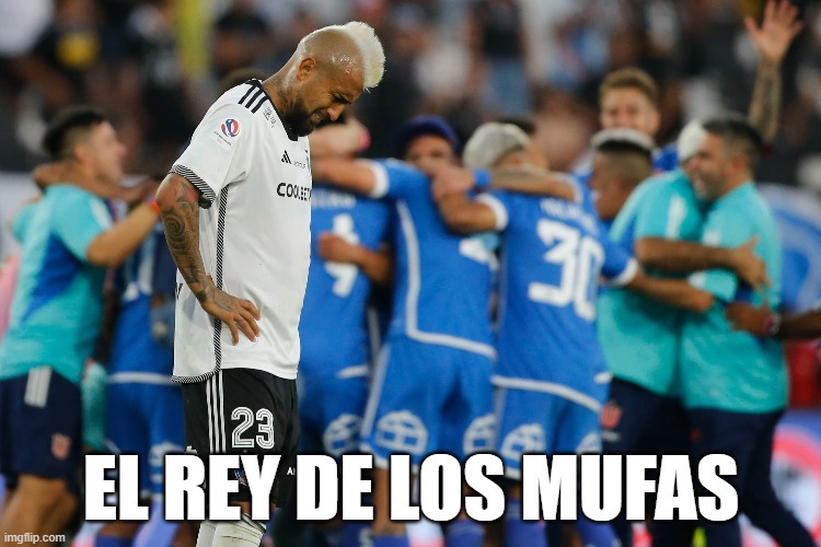 Arturo Vidal fue el protagonista de los memes tras el fin de la racha de Colo Colo ante la U