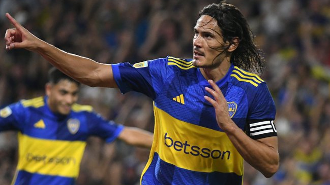Edinson Cavani lideró la gran victoria de Boca sobre Racing