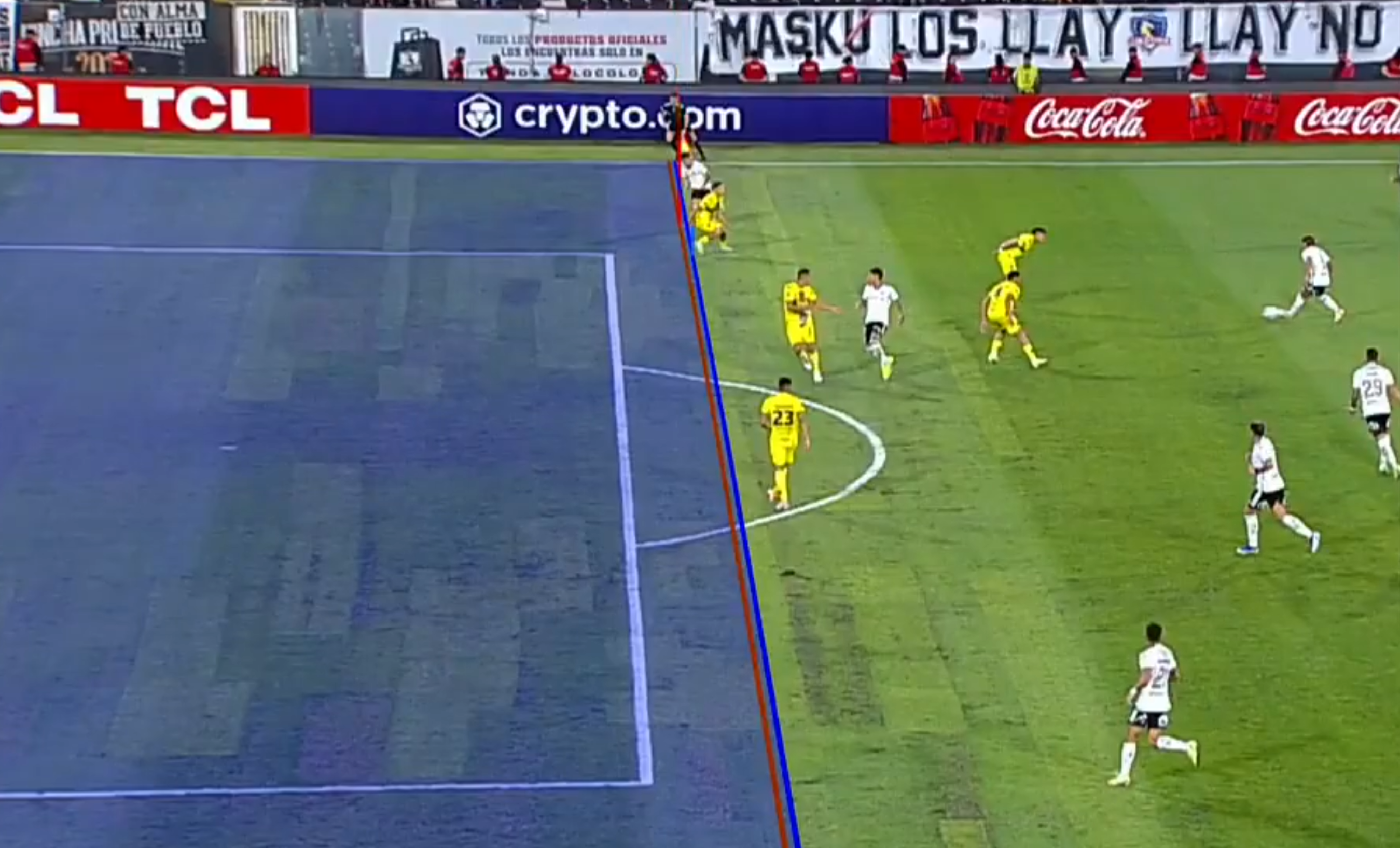 ¿Había offside? El gol anulado a Zavala ante Trinidense tras el chequeo del VAR