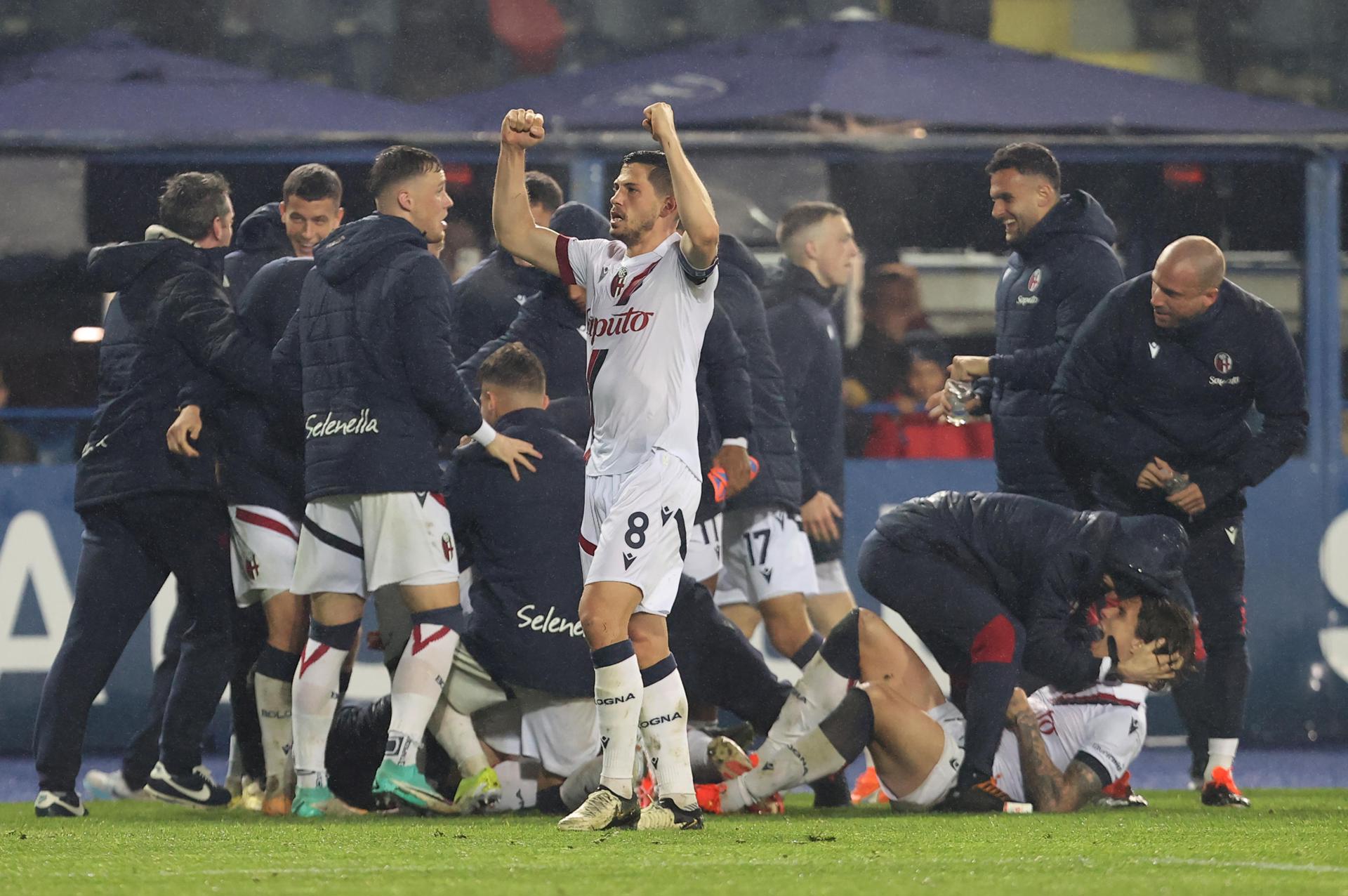 Serie A: Bologna se mantuvo en puestos de Champions tras batir a Empoli