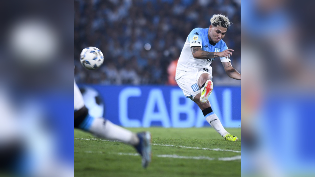 Racing de Gabriel Arias salvó un empate ante Defensa y Justicia con golazo de Juanfer Quintero